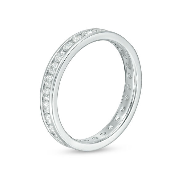 1 CT. T.w. Diamond Eternity Band in 14K White Gold (H/Si2)