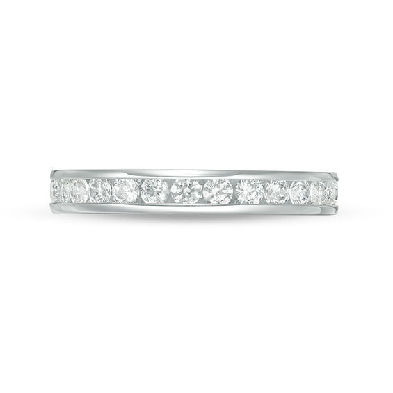 1 CT. T.w. Diamond Eternity Band in 14K White Gold (H/Si2)