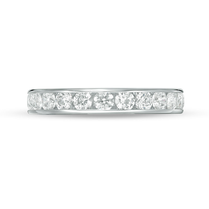 Main Image 4 of 1-1/2 CT. T.W. Diamond Eternity Band in 14K White Gold (H/SI2)