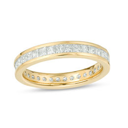 1-1/2 CT. T.W. Princess-Cut Diamond Eternity Band in 14K Gold (H/SI2)