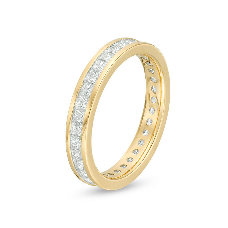 Main Image 2 of 1-1/2 CT. T.W. Princess-Cut Diamond Eternity Band in 14K Gold (H/SI2)