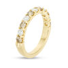 Thumbnail Image 3 of 1 CT. T.W. Enhanced Champagne and White Diamond Alternating Anniversary Band in 10K Gold