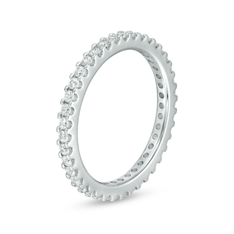 1/2 CT. T.W. Diamond Eternity Band in 14K White Gold (H/SI2)