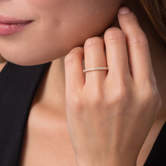 2 CT. T.w. Diamond Eternity Band in 14K Gold (H/Si2