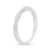 Thumbnail Image 2 of 1/5 CT. T.W. Diamond Twist Wedding Band in 10K White Gold