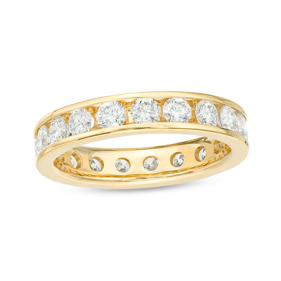 2 CT. T.w. Diamond Eternity Band in 14K Gold (H/Si2)