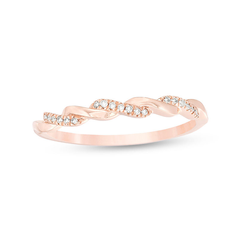 18 Carat Rose Gold Twisted Ring – Les Pierres de Julie