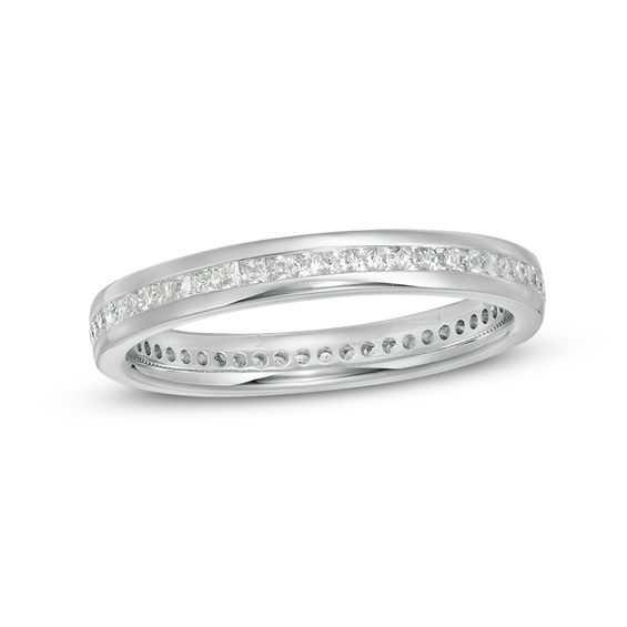 1/2 CT. T.w. Princess-Cut Diamond Eternity Band in 14K White Gold (H/Si2)