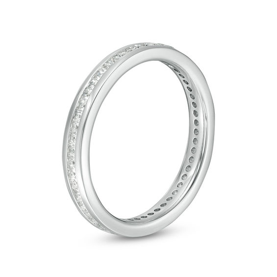 1/2 CT. T.w. Princess-Cut Diamond Eternity Band in 14K White Gold (H/Si2)