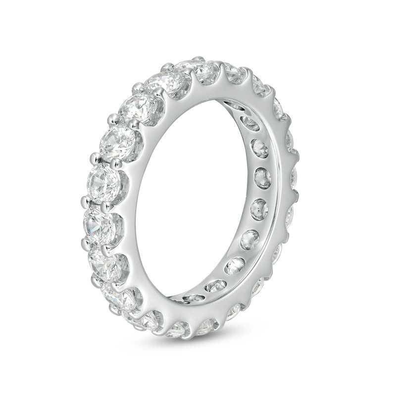 Main Image 2 of 3 CT. T.W. Diamond Eternity Band in 14K White Gold (H/SI2)