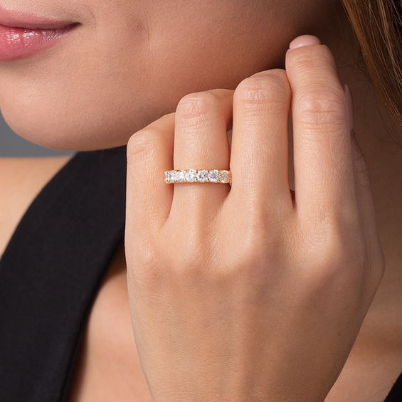 3 CT. T.w. Diamond Eternity Band in 14K Gold (H/Si2)