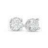 Thumbnail Image 1 of 1/3 CT. T.W. Diamond Solitaire Stud Earrings in Sterling Silver