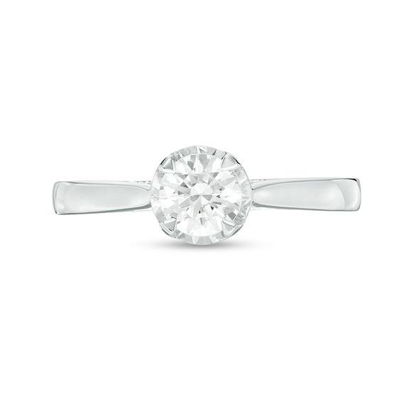 1/2 CT. Diamond Solitaire Engagement Ring in 10K White Gold
