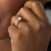 Thumbnail Image 2 of 1/2 CT. Diamond Solitaire Engagement Ring in 10K Rose Gold