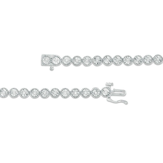 1/4 CT. T.w. Diamond Tennis Bracelet in Sterling Silver