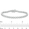 Thumbnail Image 3 of 1/4 CT. T.W. Diamond Tennis Bracelet in Sterling Silver