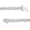 Thumbnail Image 4 of 1/4 CT. T.W. Diamond Tennis Bracelet in Sterling Silver