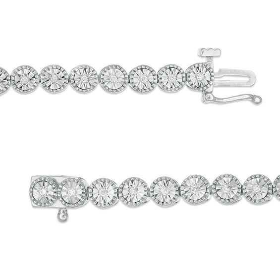 1/4 CT. T.w. Diamond Tennis Bracelet in Sterling Silver