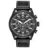 Thumbnail Image 1 of Men's Citizen Eco-Drive® Avion Chronograph Black IP Strap Watch with Grey Dial (Model: CA4215-21H)