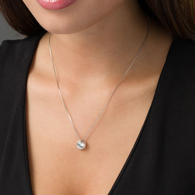 Zales White Sapphire Necklace 2024 www.alhudapk