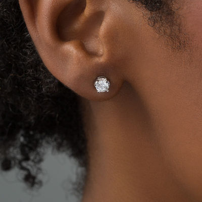 3.5 carat diamond earrings
