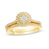 Thumbnail Image 0 of 1/2 CT. T.W. Diamond Double Frame Bridal Set in 14K Gold