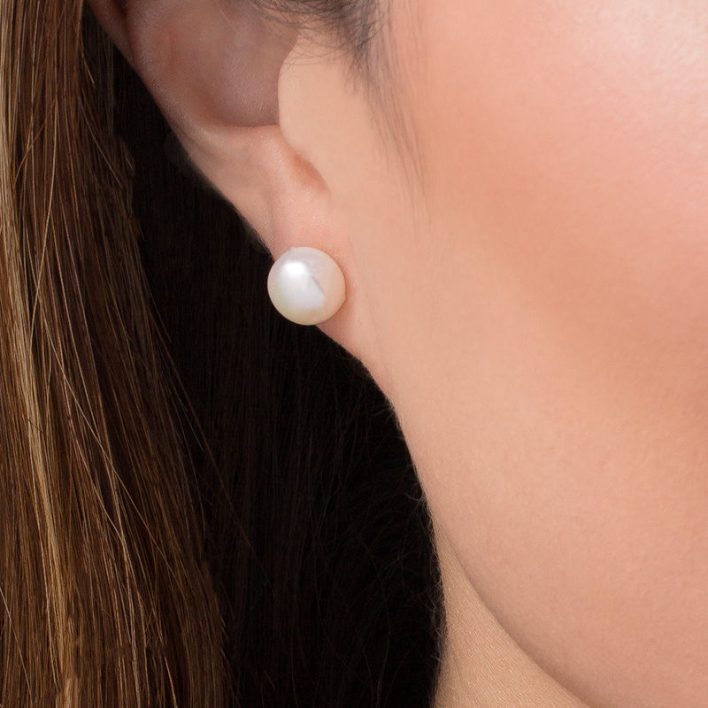 Zales pearl earring set new arrivals