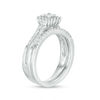 Thumbnail Image 3 of 1/2 CT. T.W. Princess-Cut Diamond Frame Bridal Set in 10K White Gold