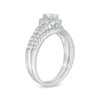 Thumbnail Image 3 of 1/2 CT. T.W. Princess-Cut Diamond Frame Bridal Set in 10K White Gold