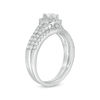 Thumbnail Image 3 of 1/2 CT. T.W. Princess-Cut Diamond Frame Bridal Set in 10K White Gold