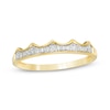 Thumbnail Image 1 of 1/10 CT. T.W. Diamond Crown Stackable Band in 10K Gold