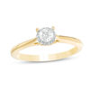 Thumbnail Image 0 of 3/8 CT. Diamond Solitaire Engagement Ring in 10K Gold