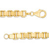 Thumbnail Image 3 of Made in Italy Men's 7.1mm Box Chain Bracelet in 10K Gold - 9"