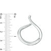 Thumbnail Image 3 of Made in Italy Swirling Loop Drop Earrings in Sterling Silver