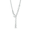 Thumbnail Image 3 of Made in Italy Graduated Bead Drop Pendant in Sterling Silver - 18.5"