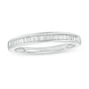 Thumbnail Image 1 of 1/6 CT. T.W. Baguette Diamond Anniversary Band in 10K White Gold