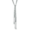 Thumbnail Image 3 of Made in Italy Cable Mesh Chain Tassel Scarf Necklace in Sterling Silver - 42"