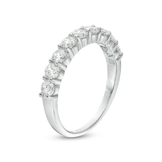 1 CT. T.w. Diamond Wedding Band in 10K White Gold
