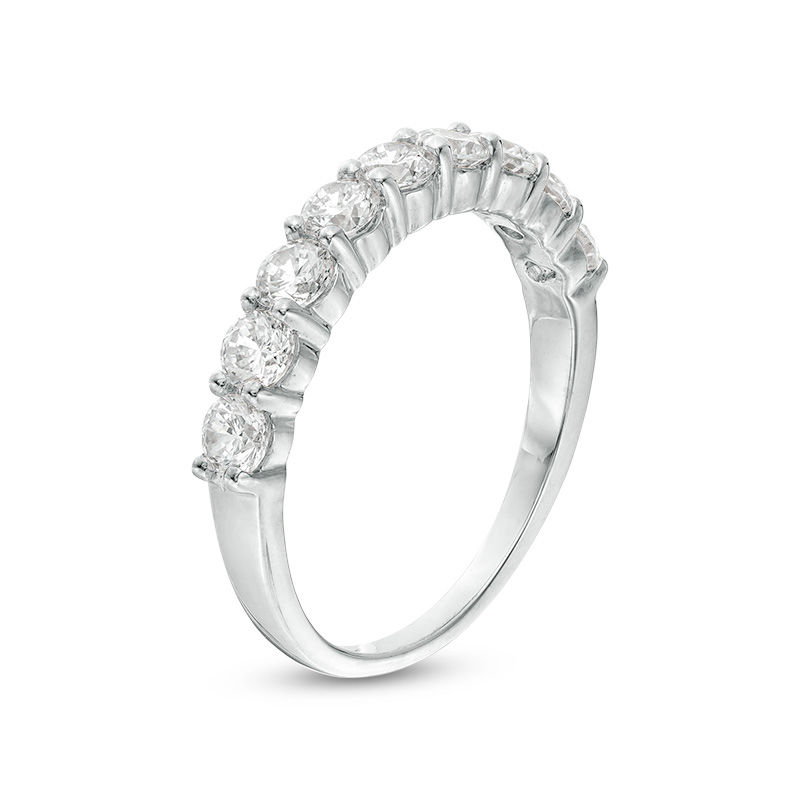 1 CT. T.W. Diamond Wedding Band in 10K White Gold