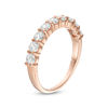 Thumbnail Image 2 of 1 CT. T.W. Diamond Nine Stone Anniversary Band in 10K Rose Gold