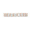 Thumbnail Image 3 of 1 CT. T.W. Diamond Nine Stone Anniversary Band in 10K Rose Gold