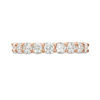 Thumbnail Image 4 of 1 CT. T.W. Diamond Nine Stone Anniversary Band in 10K Rose Gold