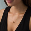 Thumbnail Image 2 of Made in Italy 8.0mm Glitter Enamel Ball Pendant in 14K Gold - 20"