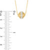 Thumbnail Image 3 of Made in Italy 8.0mm Glitter Enamel Ball Pendant in 14K Gold - 20"