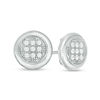 Thumbnail Image 1 of 1/5 CT. T.W. Composite Diamond Circle Stud Earrings in Sterling Silver