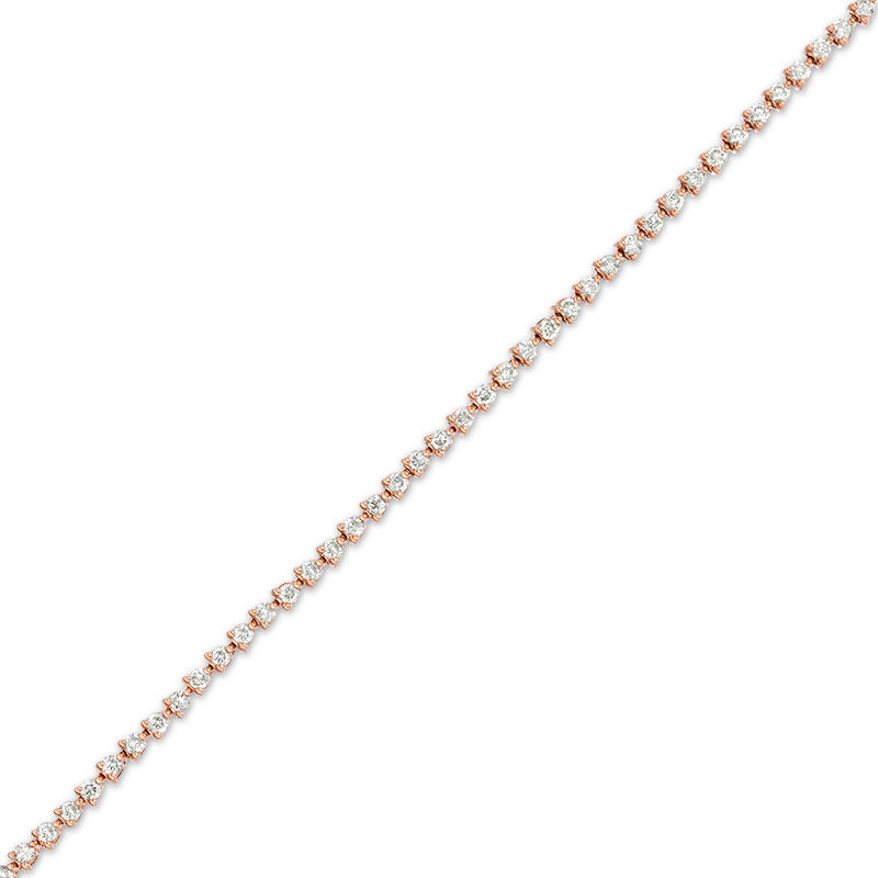 Main Image 1 of 1 CT. T.W. Diamond Tennis Bracelet in 10K Rose Gold