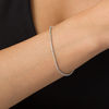 Thumbnail Image 2 of 1 CT. T.W. Diamond Tennis Bracelet in 10K White Gold