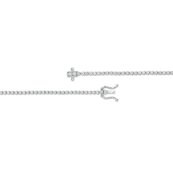 1 CT. T.w. Diamond Tennis Bracelet in 10K White Gold