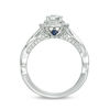 Thumbnail Image 2 of Vera Wang Love Collection 3/4 CT. T.W. Diamond Double Frame Twist Engagement Ring in 14K White Gold