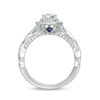 Thumbnail Image 3 of Vera Wang Love Collection 3/4 CT. T.W. Diamond Double Frame Twist Engagement Ring in 14K White Gold